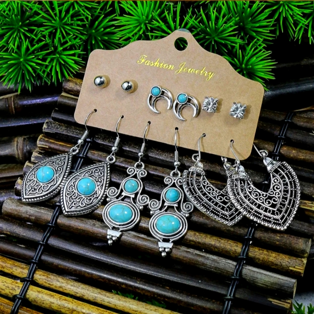 Set of 6 Earrings
